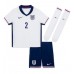 Maillot de foot Angleterre Kyle Walker #2 Domicile vêtements enfant Europe 2024 Manches Courtes (+ pantalon court)